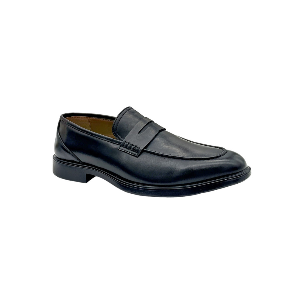 Vance Co. Men's Keith Penny Loafers Black - Wide
